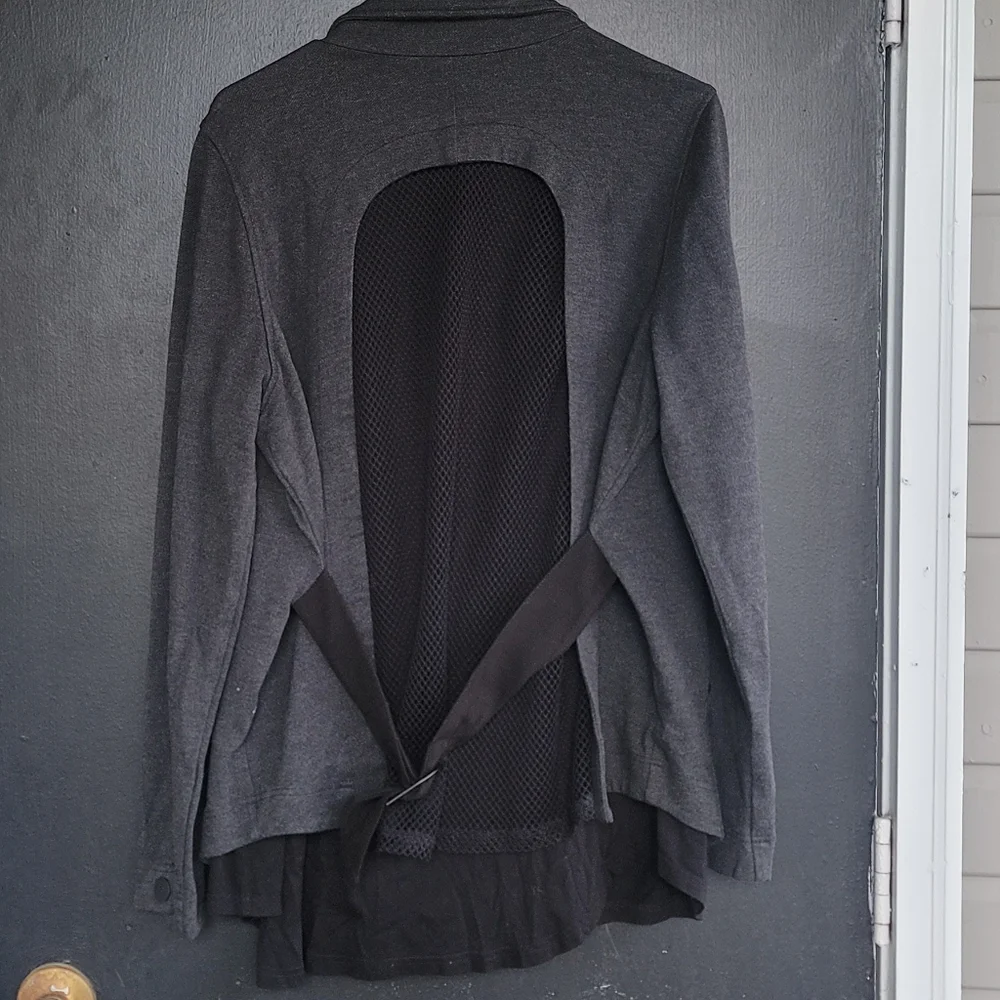 Cabi $178 Love Carol Collection Black Gray Mesh Jacket M - Picture 11 of 13